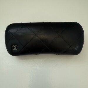 Chanel Black Quilted Sunglasses Case